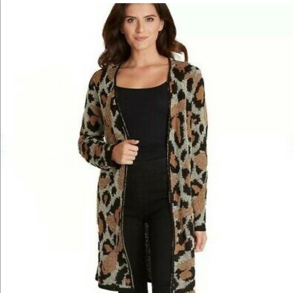 Apt 9 Cheetah Print cardigan